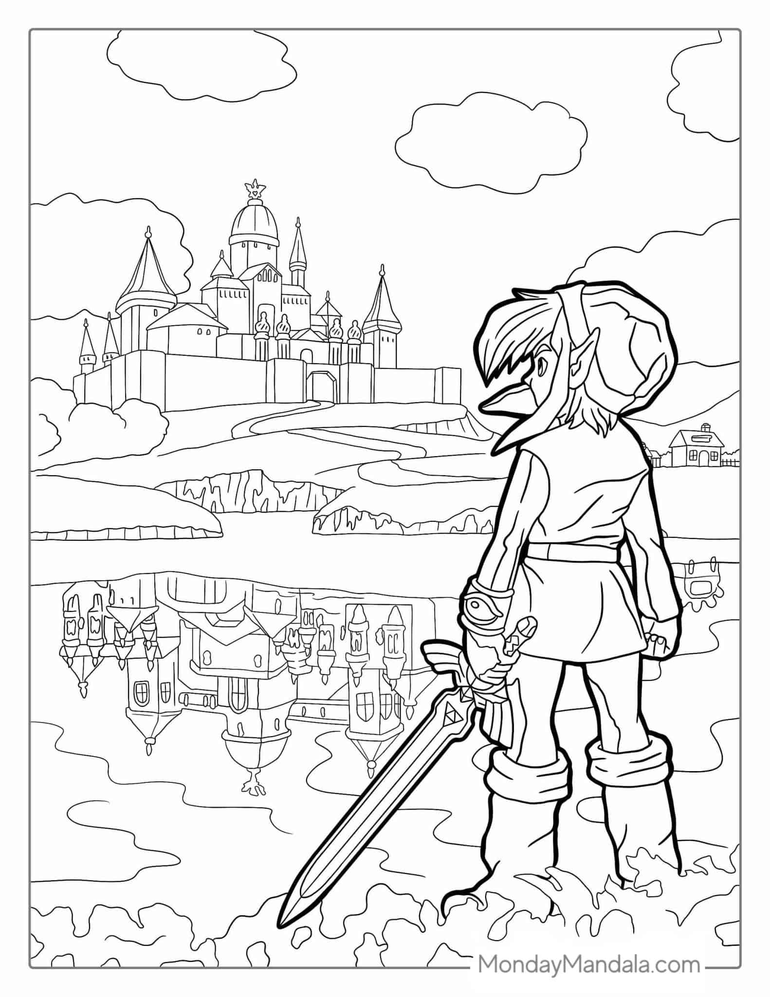 20 Zelda Coloring Pages Free PDF Printables 20 Zelda Coloring Pages Free PDF Printables