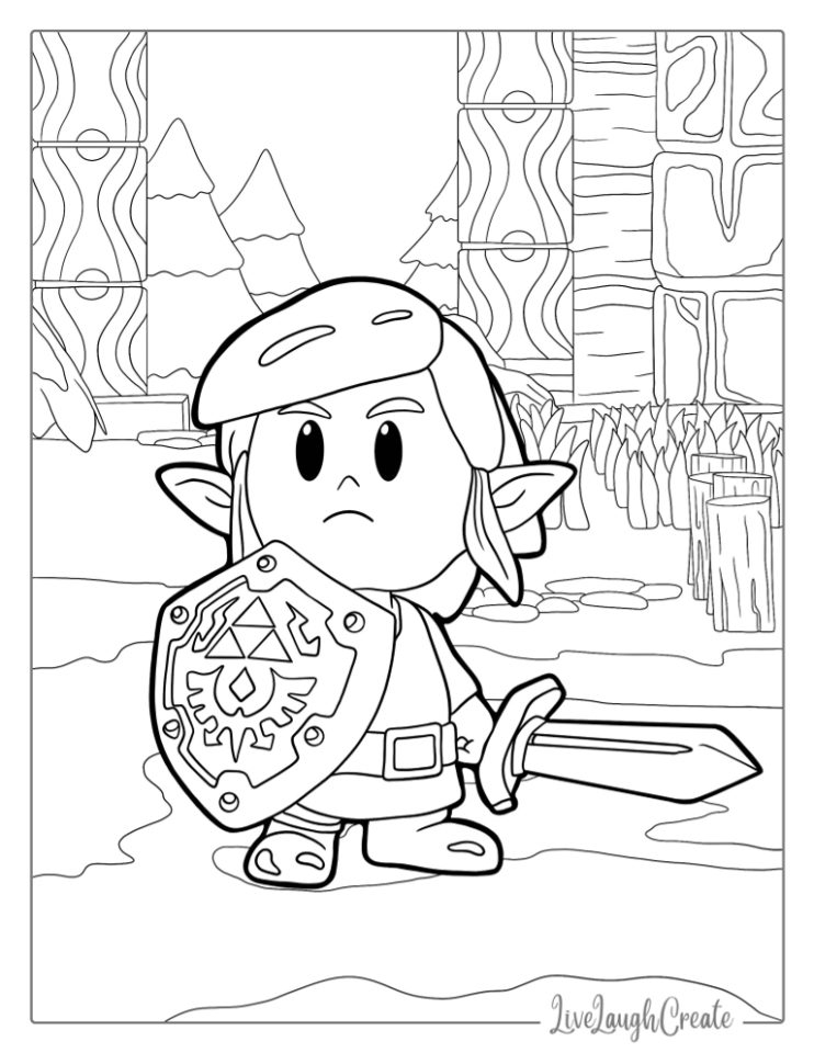 20 Zelda Coloring Pages Free PDF Printables 20 Zelda Coloring Pages Free PDF Printables