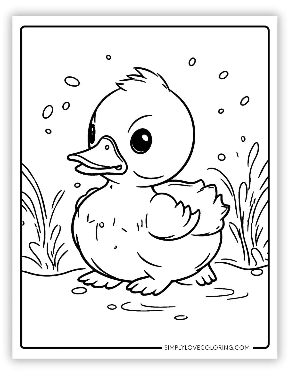 21 Duck Coloring Pages Free PDF Printables Simply Love Coloring