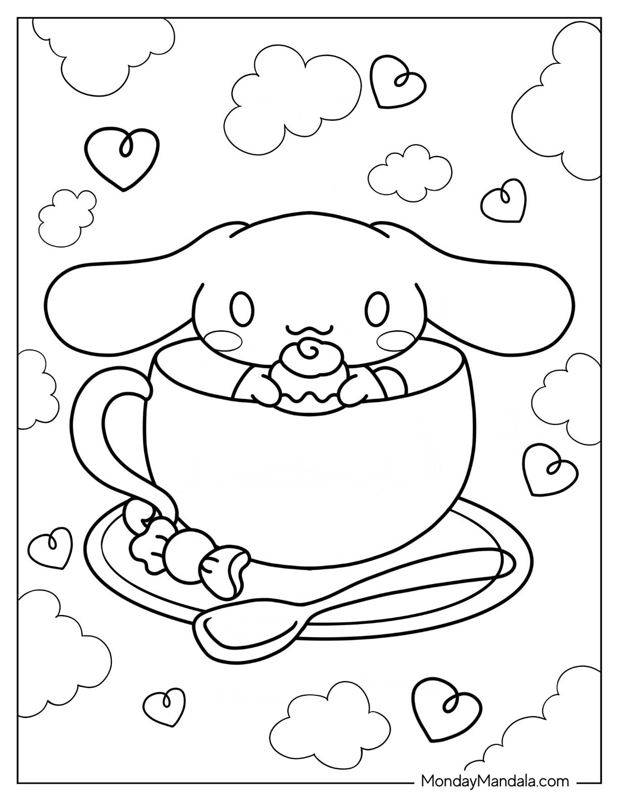 22 Cinnamoroll Coloring Pages Free PDF Printables 22 Cinnamoroll Coloring Pages Free PDF Printables