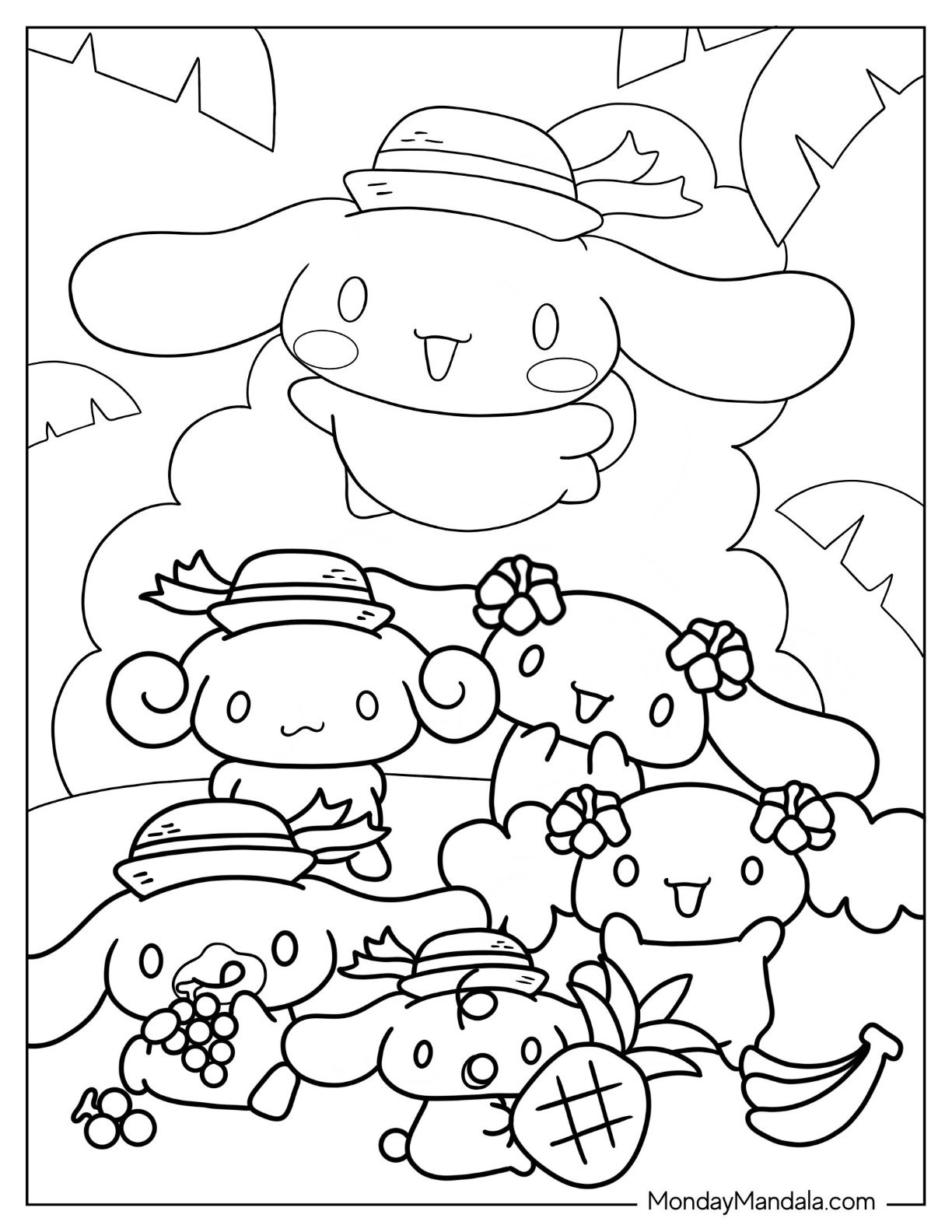 22 Cinnamoroll Coloring Pages Free PDF Printables 