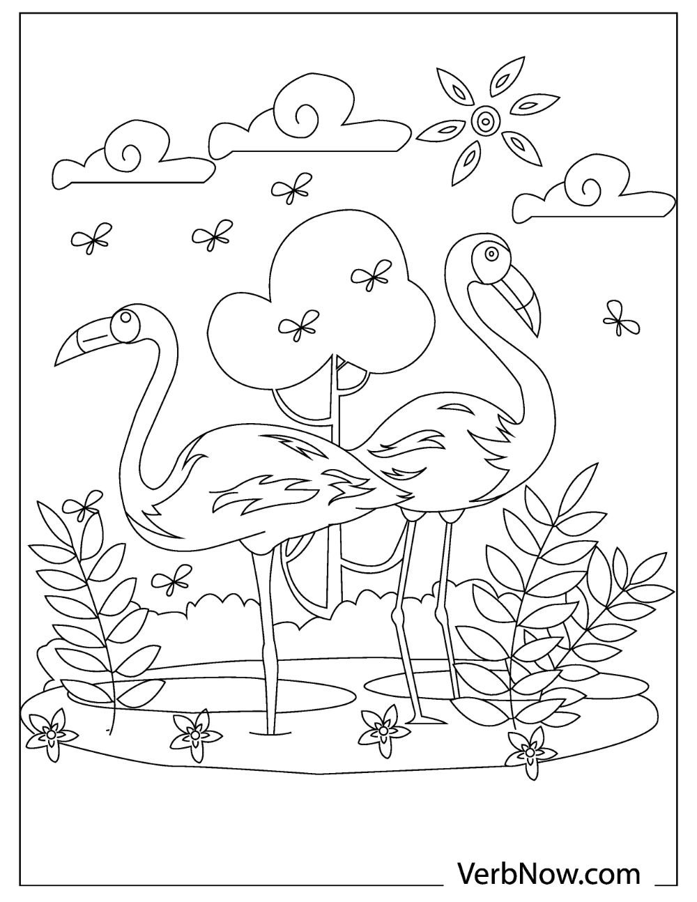 22 Flamingo Coloring Pages For Download Printable PDF 22 Flamingo Coloring Pages For Download Printable PDF