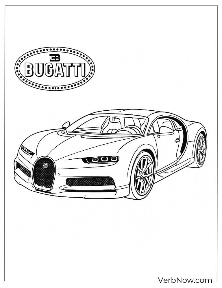 22 Free Bugatti Coloring Pages For Kids 100 Printable PDF 