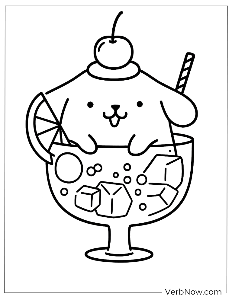 22 Free Pompompurin Coloring Pages For Download Printable PDF 