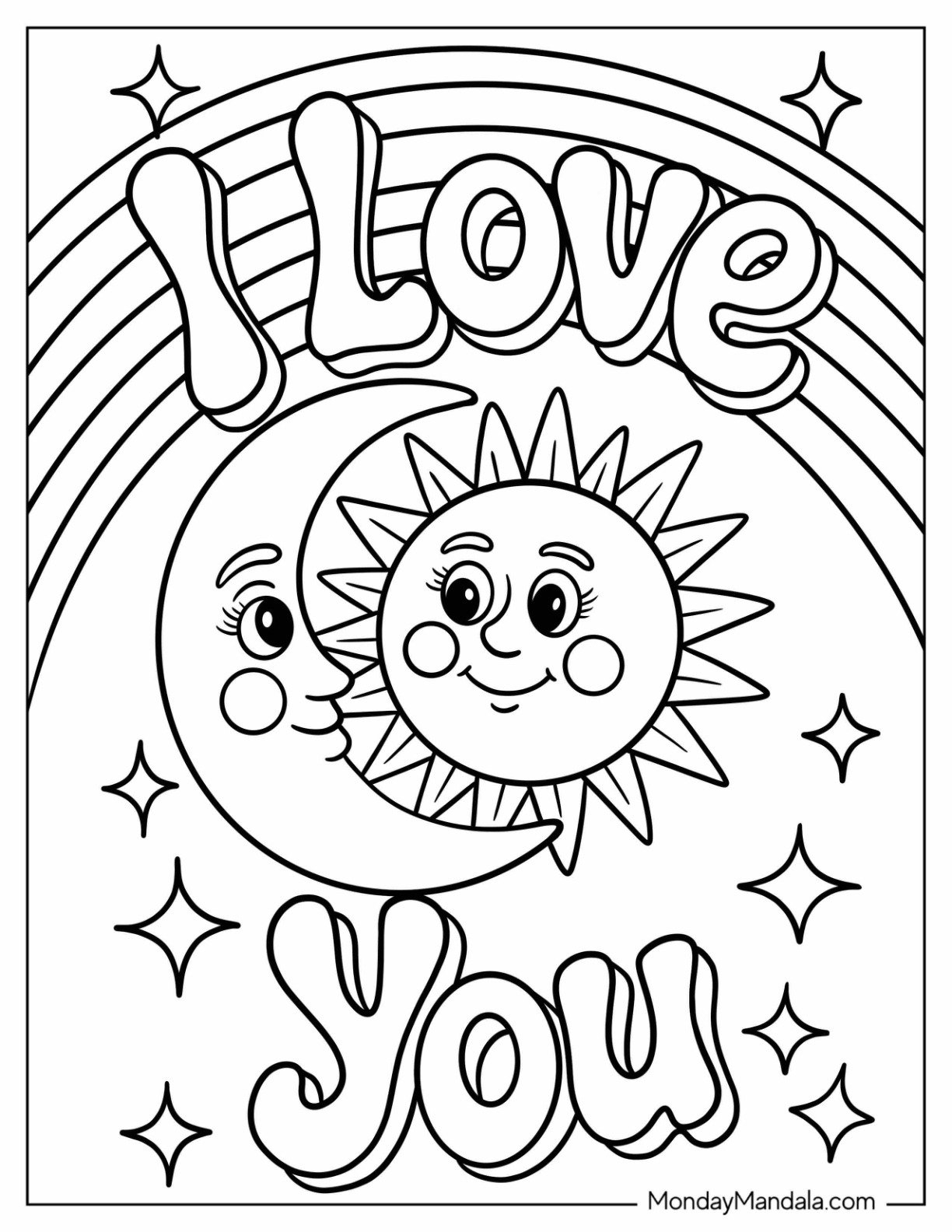 22 I Love You Coloring Pages Free PDF Printables 