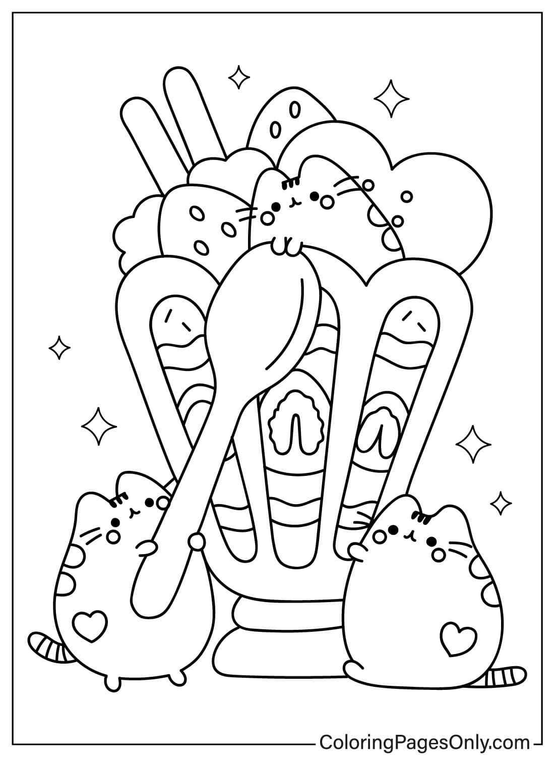 238 Pusheen Coloring Pages ColoringPagesOnly