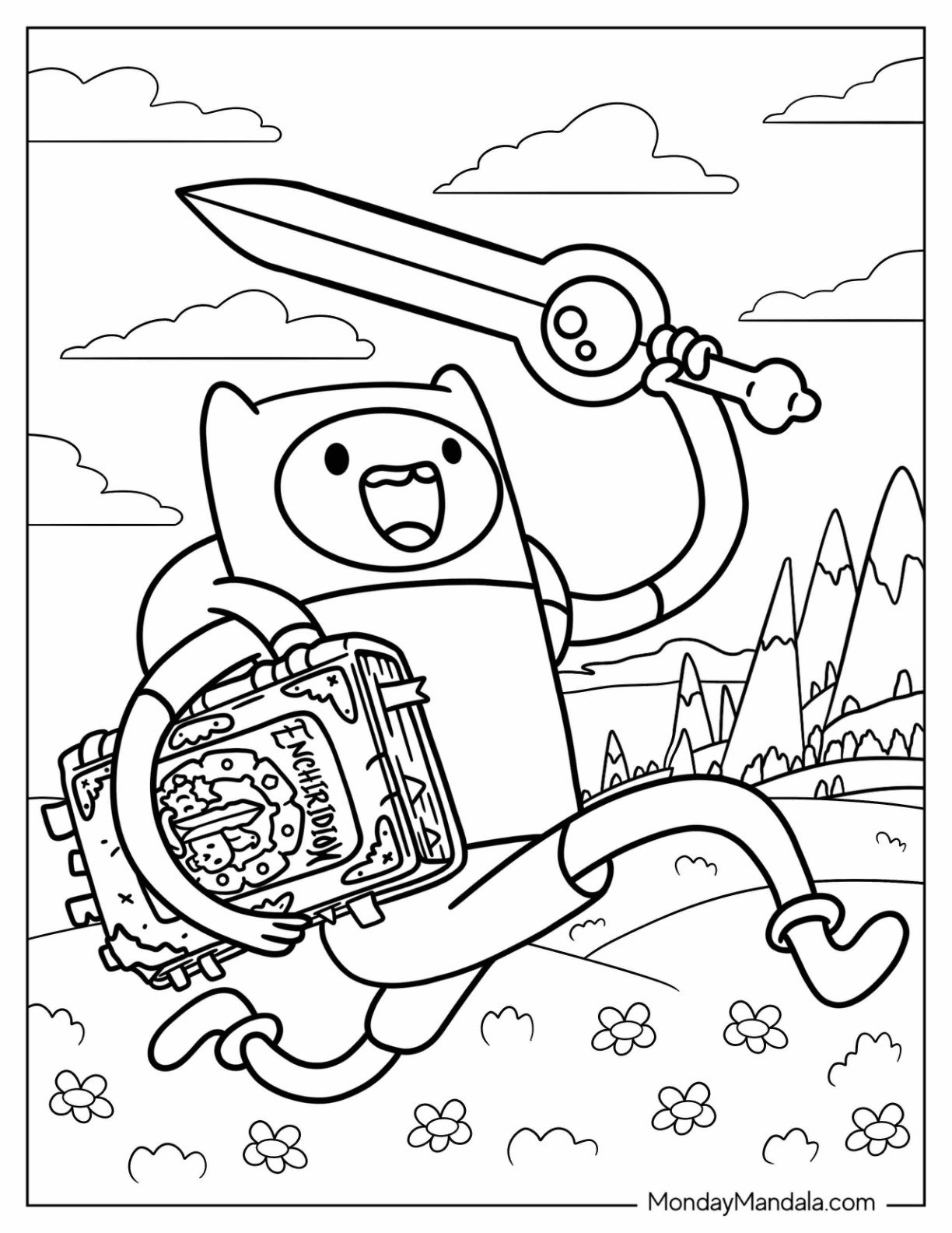 24 Adventure Time Coloring Pages Free PDF Printables 