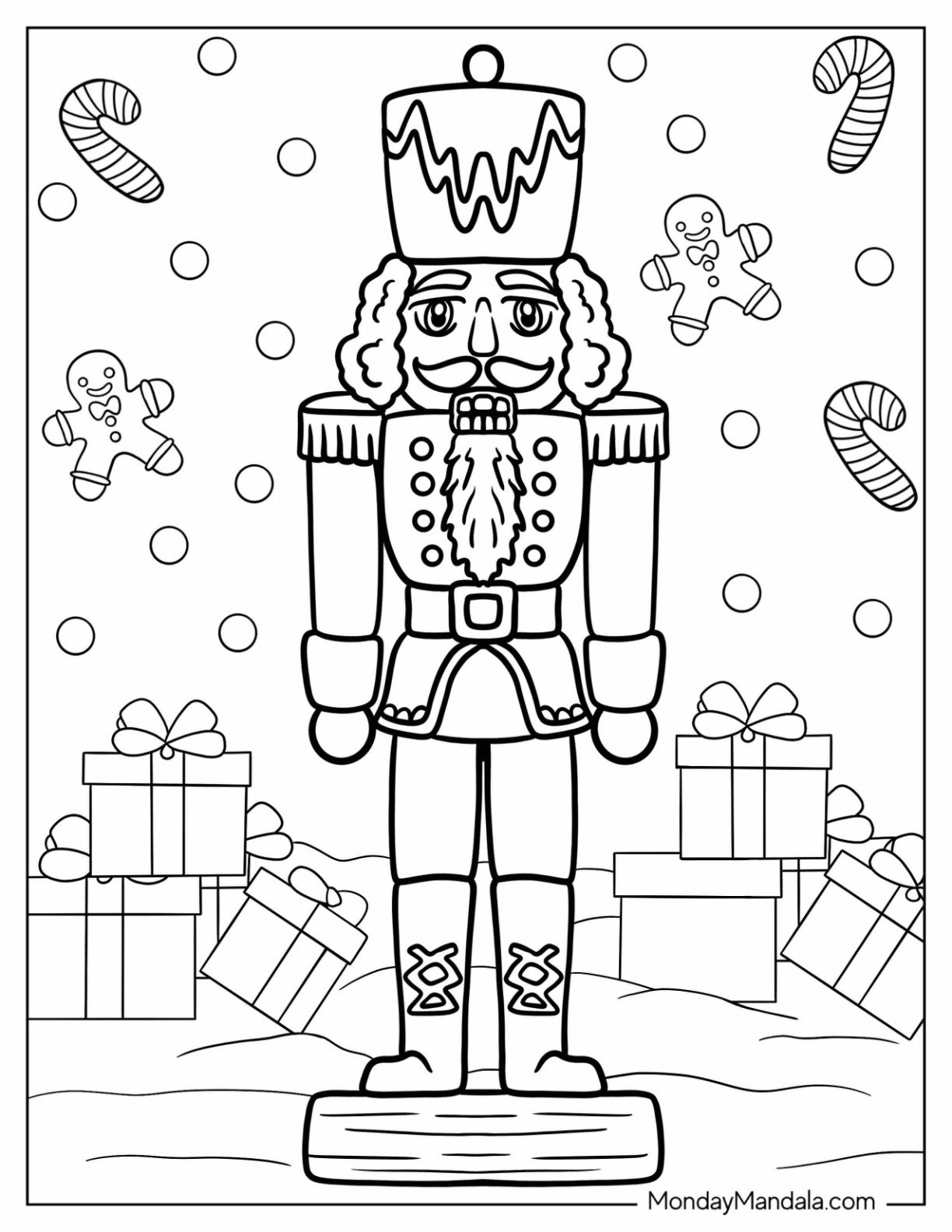 24 Nutcracker Coloring Pages Free PDF Printables 
