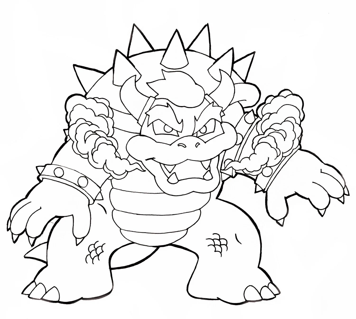 25 Bowser Coloring Pages ColoringPagesOnly