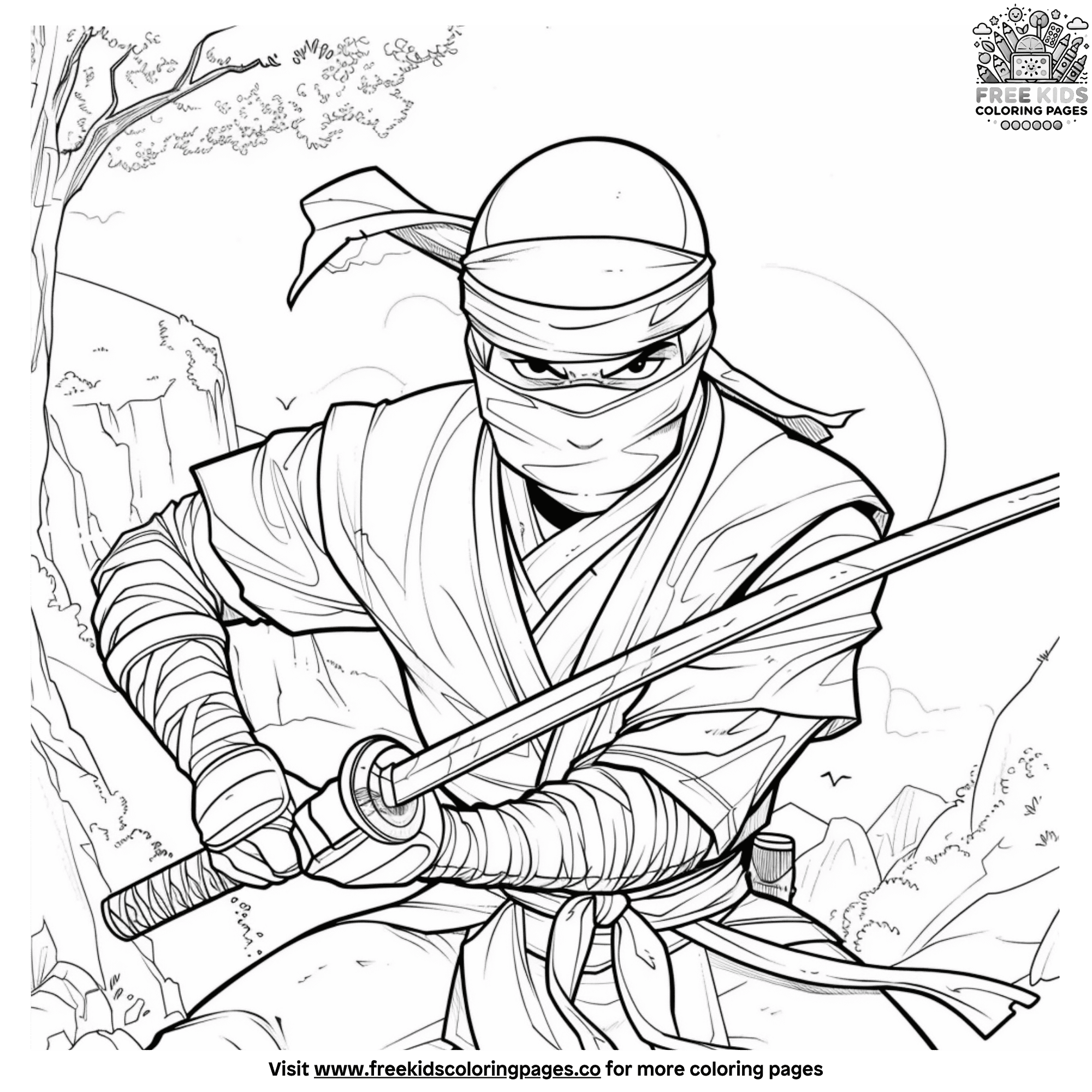ninja coloring pages