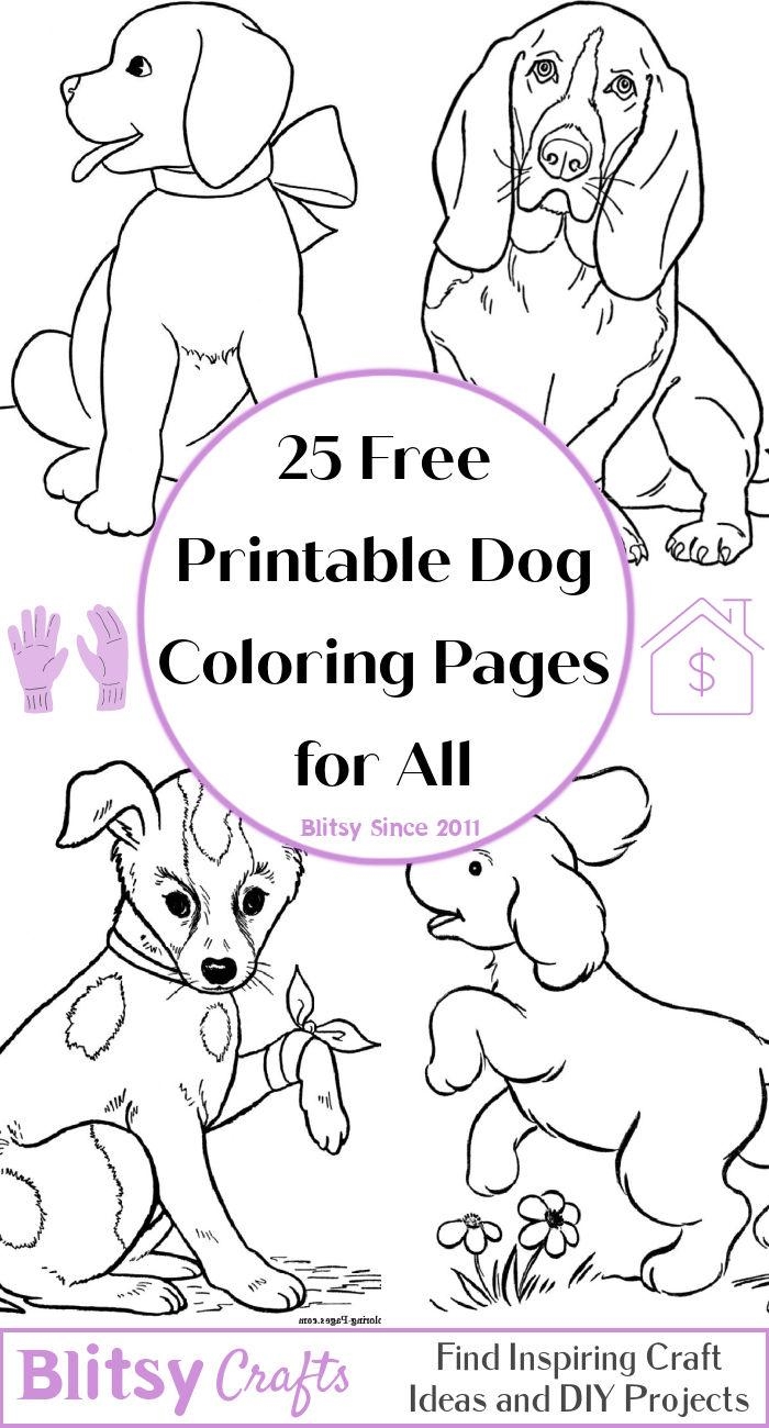 25 Free Printable Dog Coloring Pages For Kids And Adults