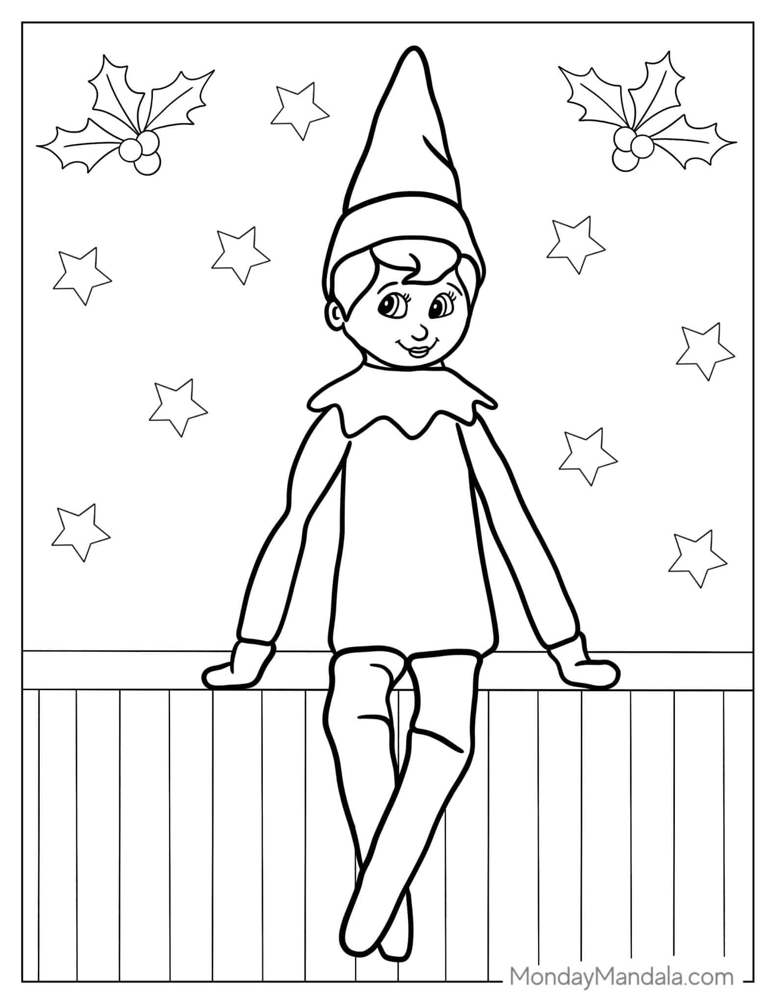 26 Elf On The Shelf Coloring Pages Free PDF Printables 26 Elf On The Shelf Coloring Pages Free PDF Printables