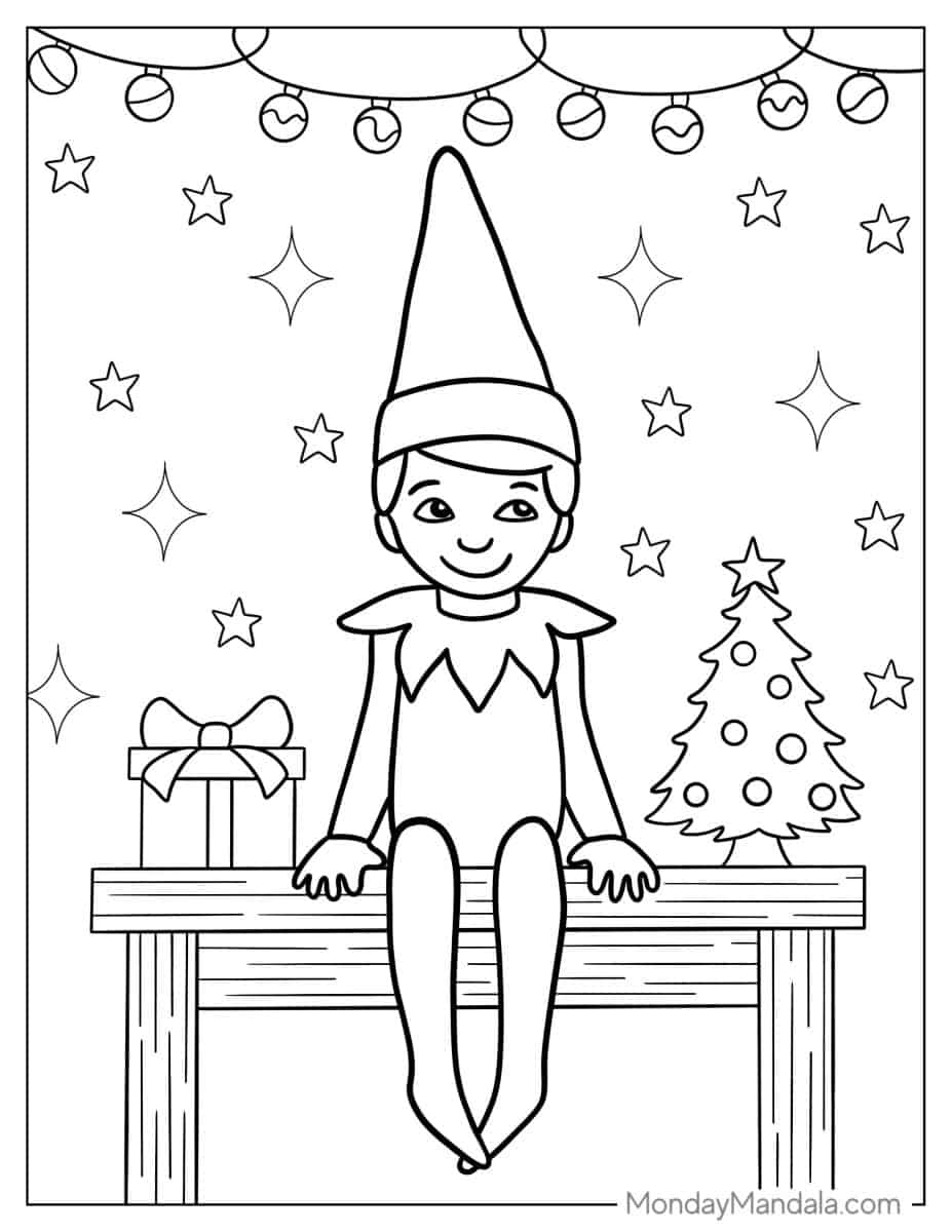 26 Elf On The Shelf Coloring Pages Free PDF Printables 26 Elf On The Shelf Coloring Pages Free PDF Printables