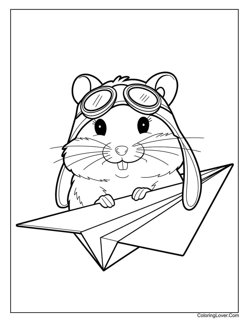 hamster coloring page hamster coloring page