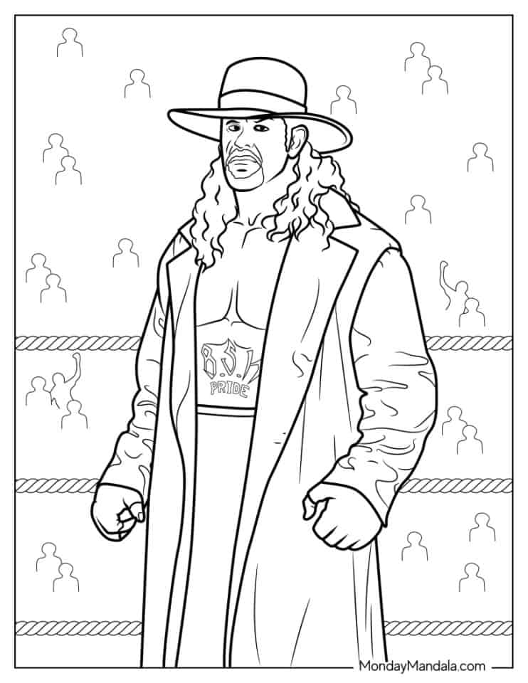 wwe wrestling coloring pages wwe wrestling coloring pages