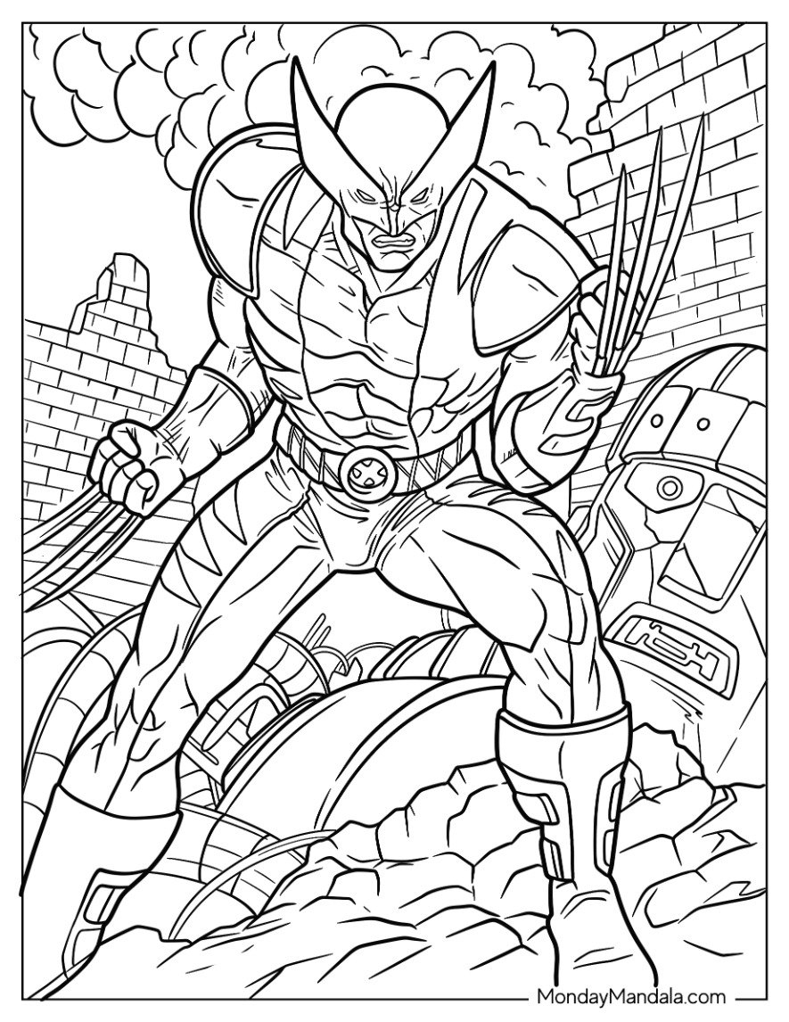 28 X Men Coloring Pages Free PDF Printables 28 X Men Coloring Pages Free PDF Printables