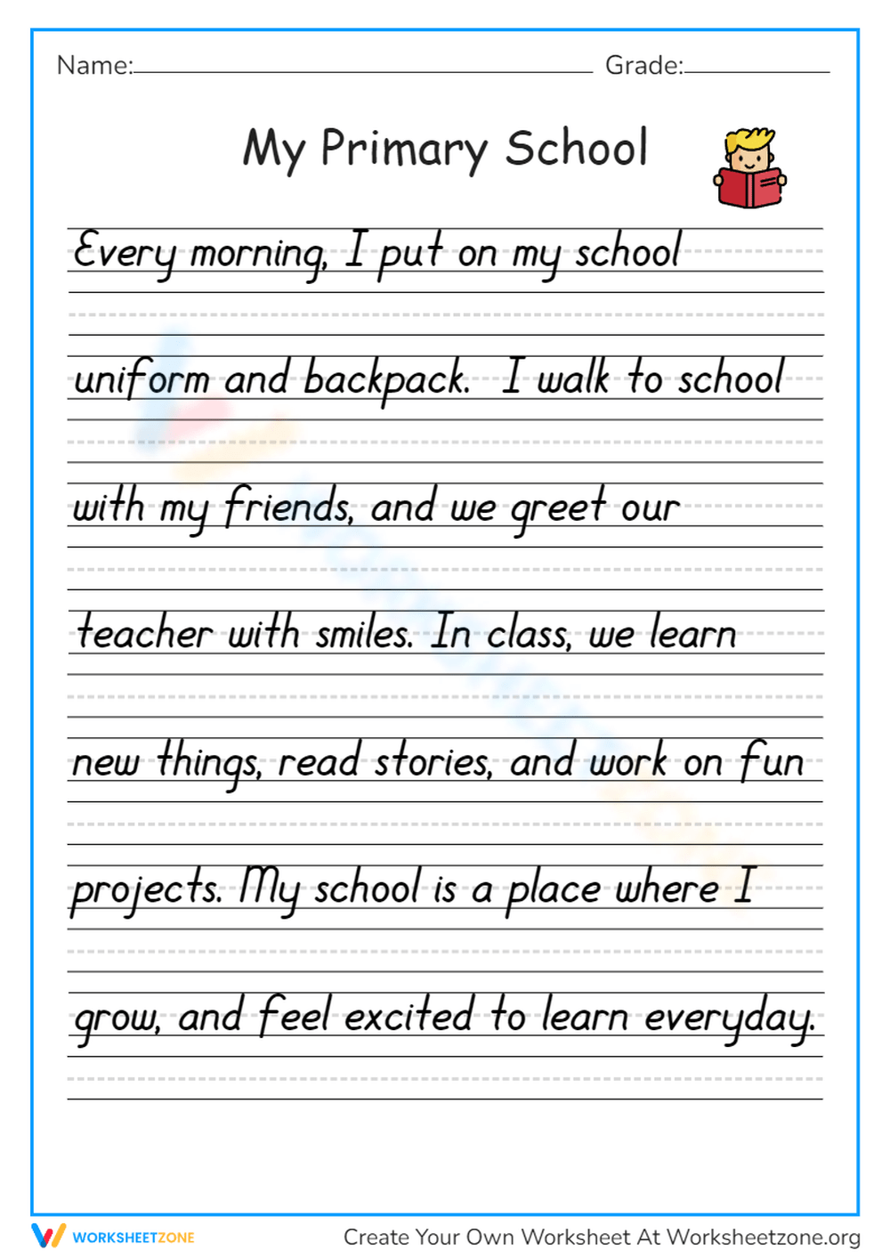 2nd grade writing worksheets