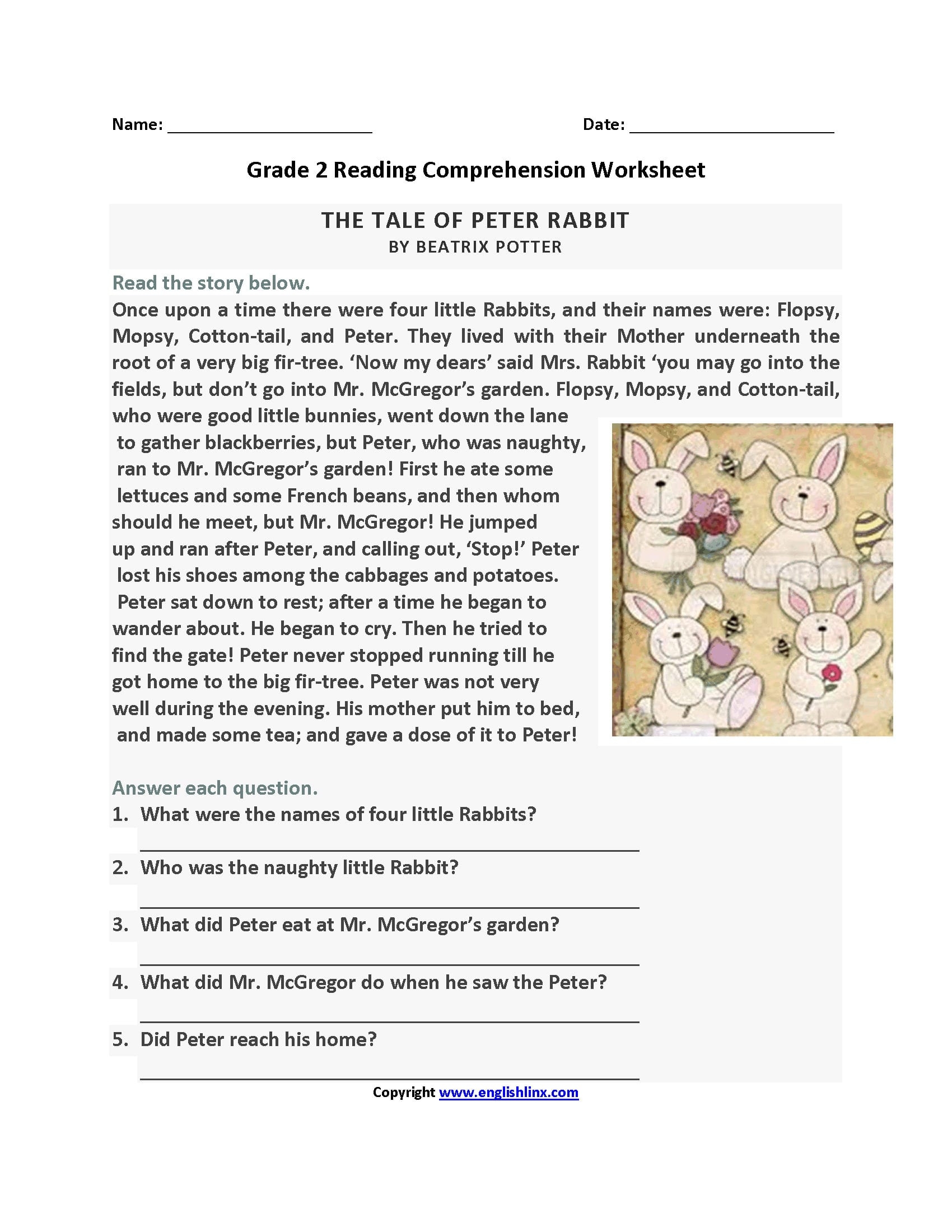2nd Grade Reading Comprehension Worksheets Homeschool Printables 2nd Grade Reading Comprehension Worksheets Homeschool Printables