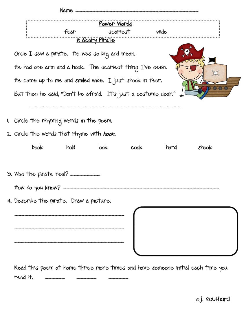2nd Grade Reading Printable Worksheets 99Worksheets Worksheets Library
