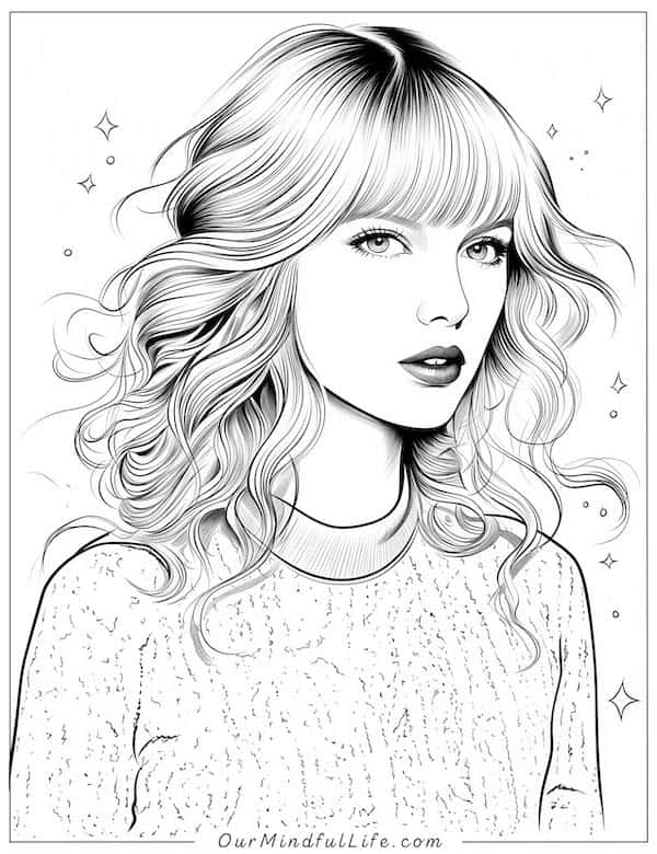 30 Amazing Taylor Swift Coloring Pages Free Printable Our Mindful Life