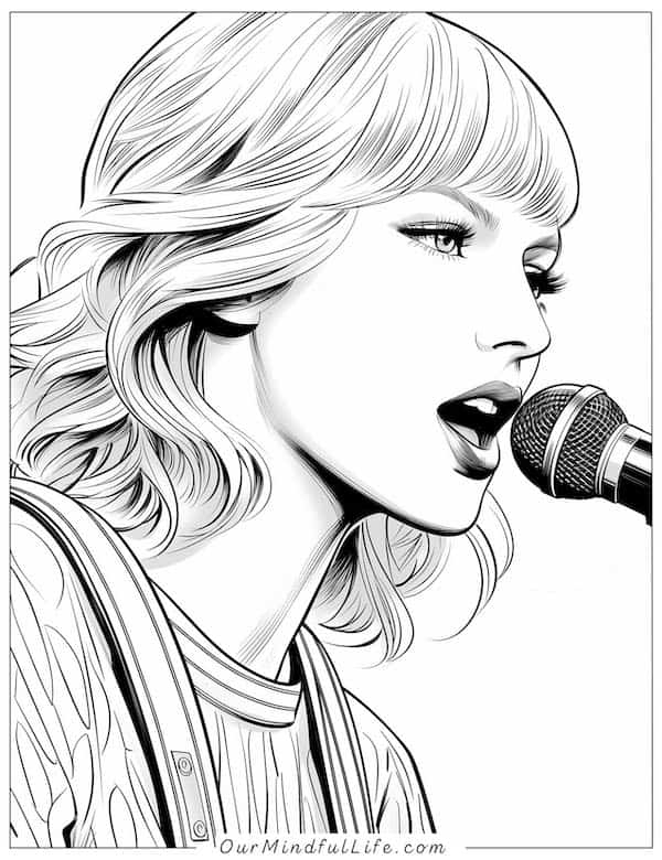 30 Amazing Taylor Swift Coloring Pages Free Printable Our Mindful Life