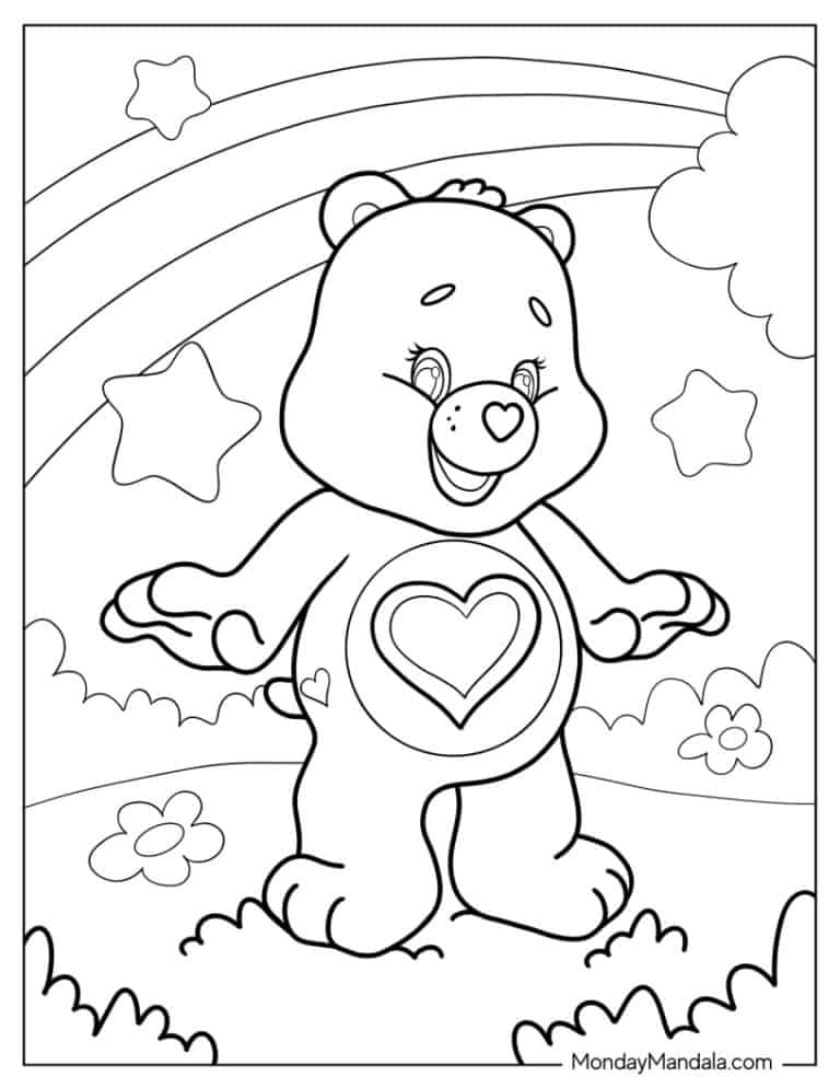 30 Care Bears Coloring Pages Free PDF Printables 30 Care Bears Coloring Pages Free PDF Printables