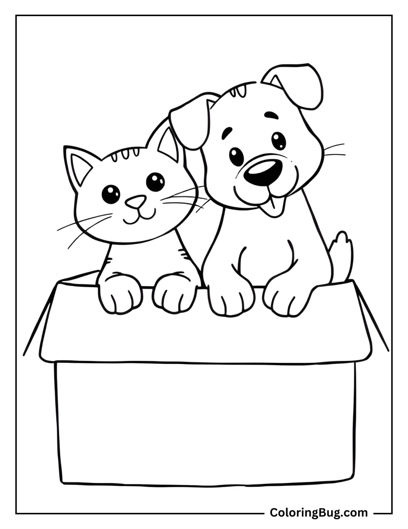 30 Cat And Dog Coloring Pages Free Printable PDFs 30 Cat And Dog Coloring Pages Free Printable PDFs