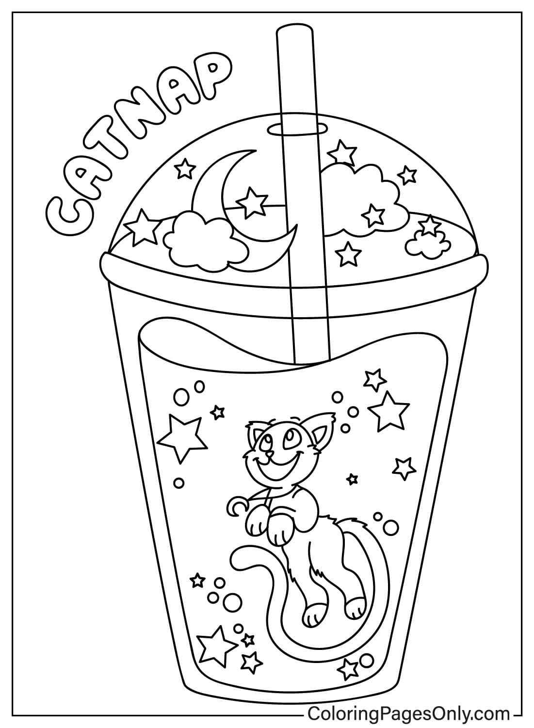 30 CatNap Coloring Pages Free Printable PDF Online Coloring
