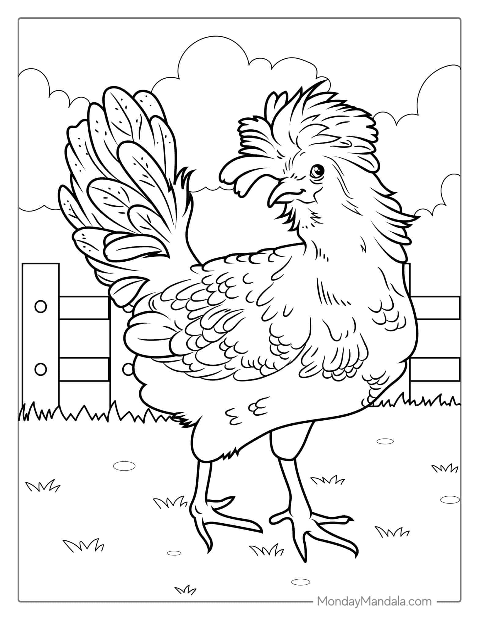 30 Chicken Coloring Pages Free PDF Printables 30 Chicken Coloring Pages Free PDF Printables