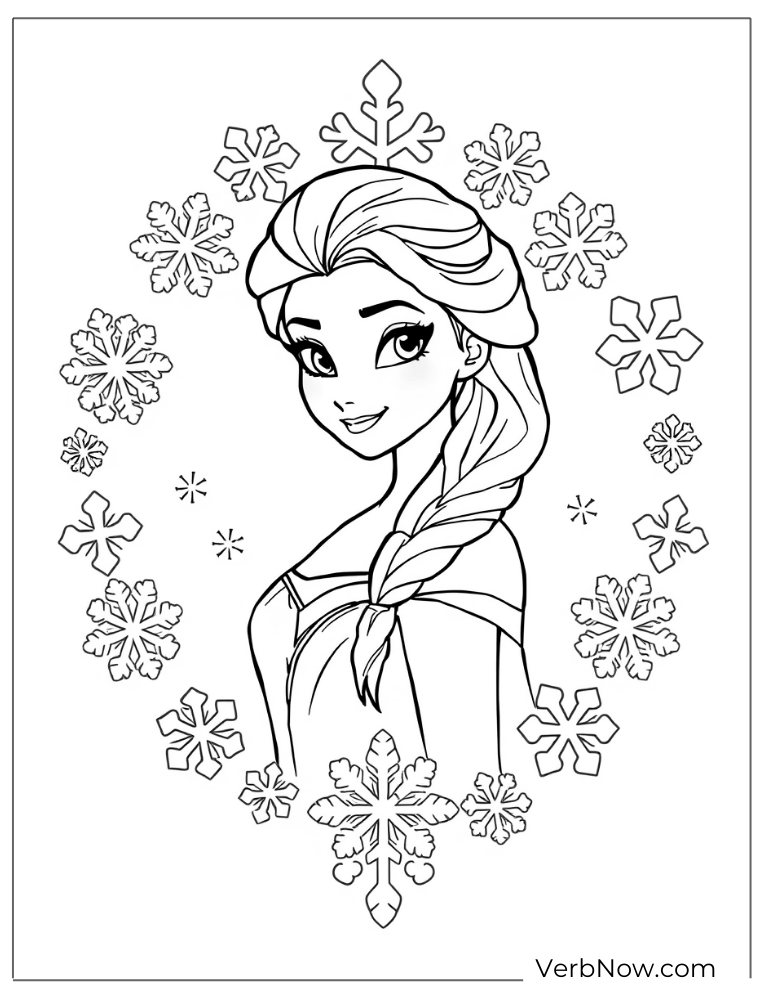 30 Free Elsa Coloring Pages For Download Printable PDF 