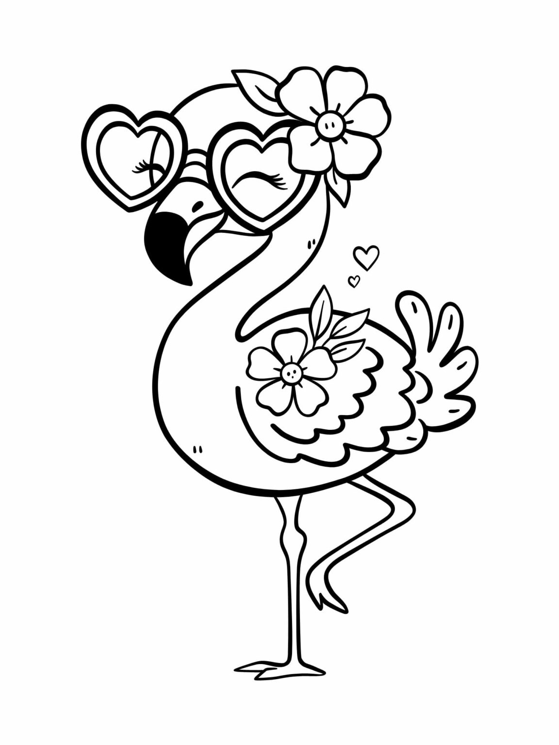 flamingo coloring pages flamingo coloring pages