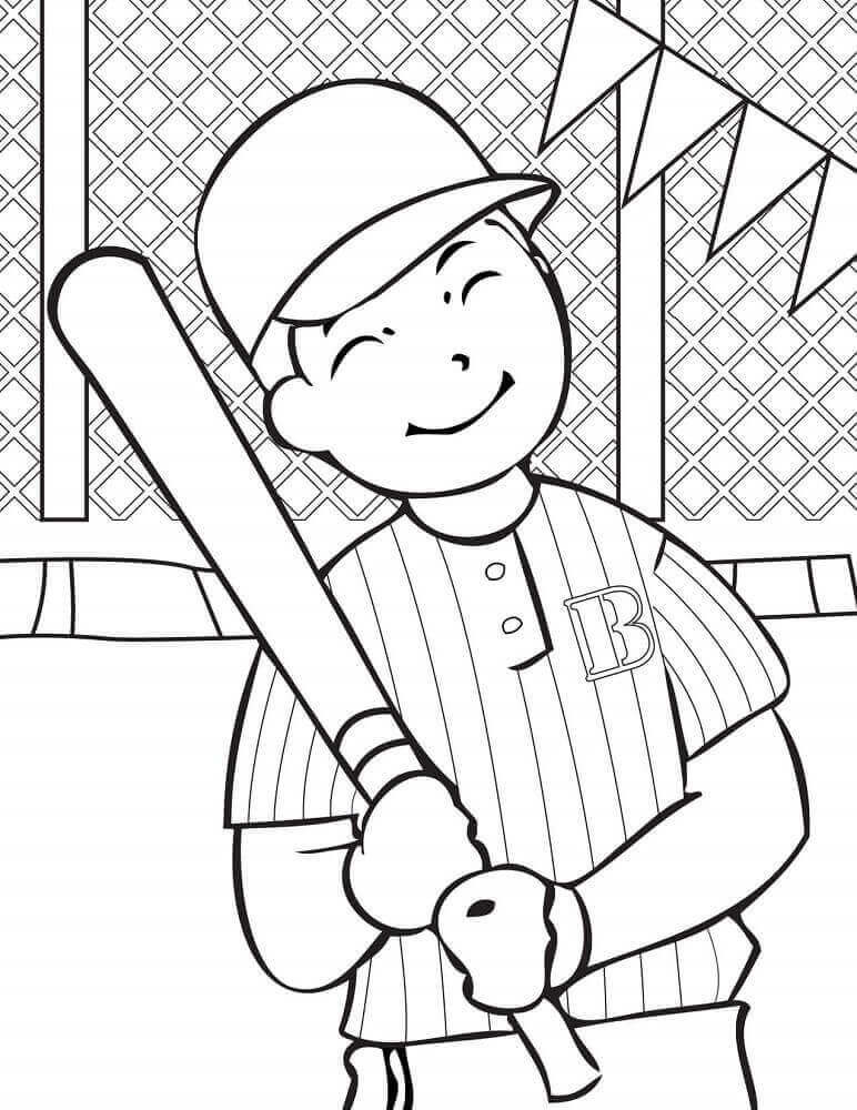 baseball coloring page baseball coloring page