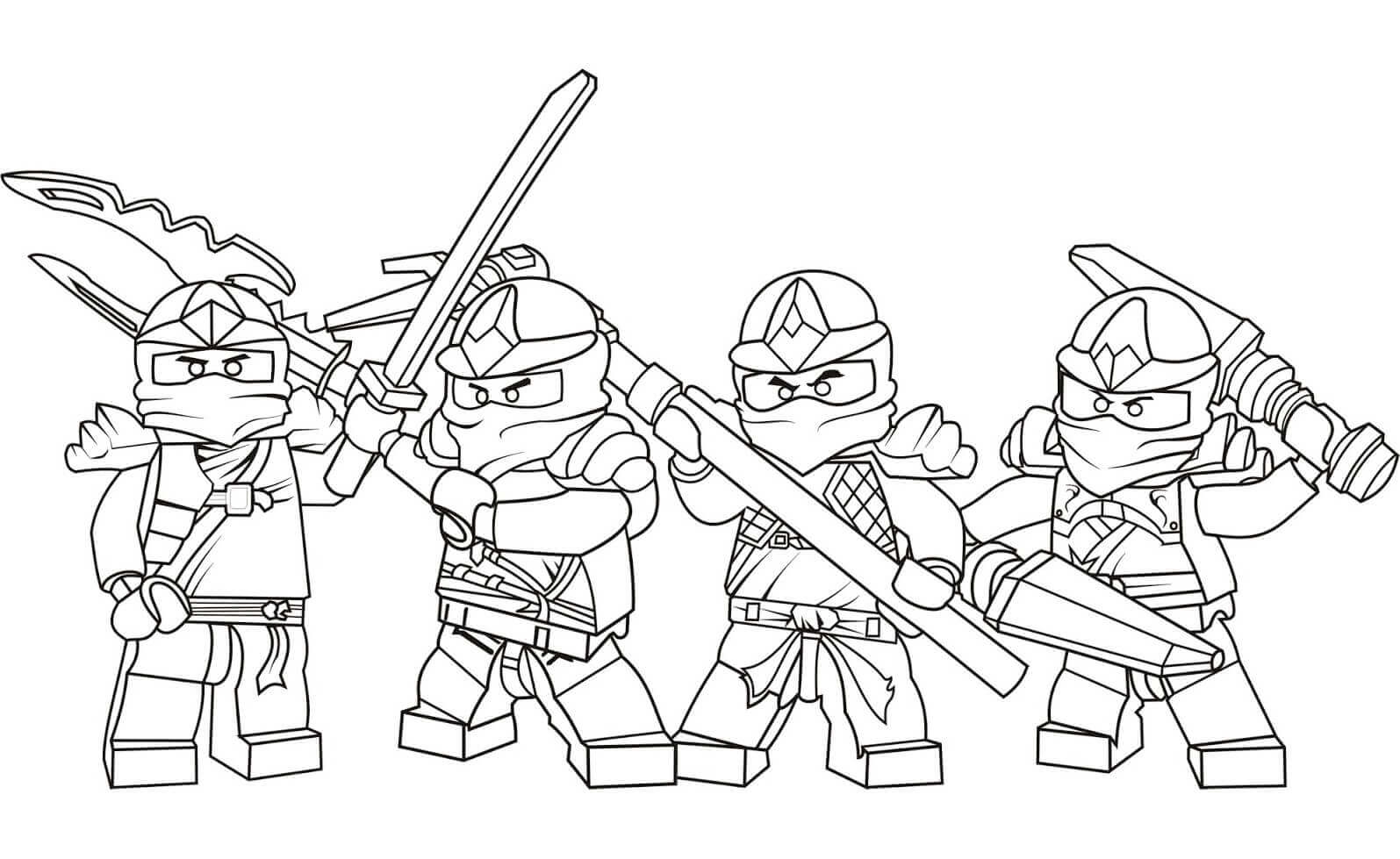 30 Free Printable Lego Ninjago Coloring Pages