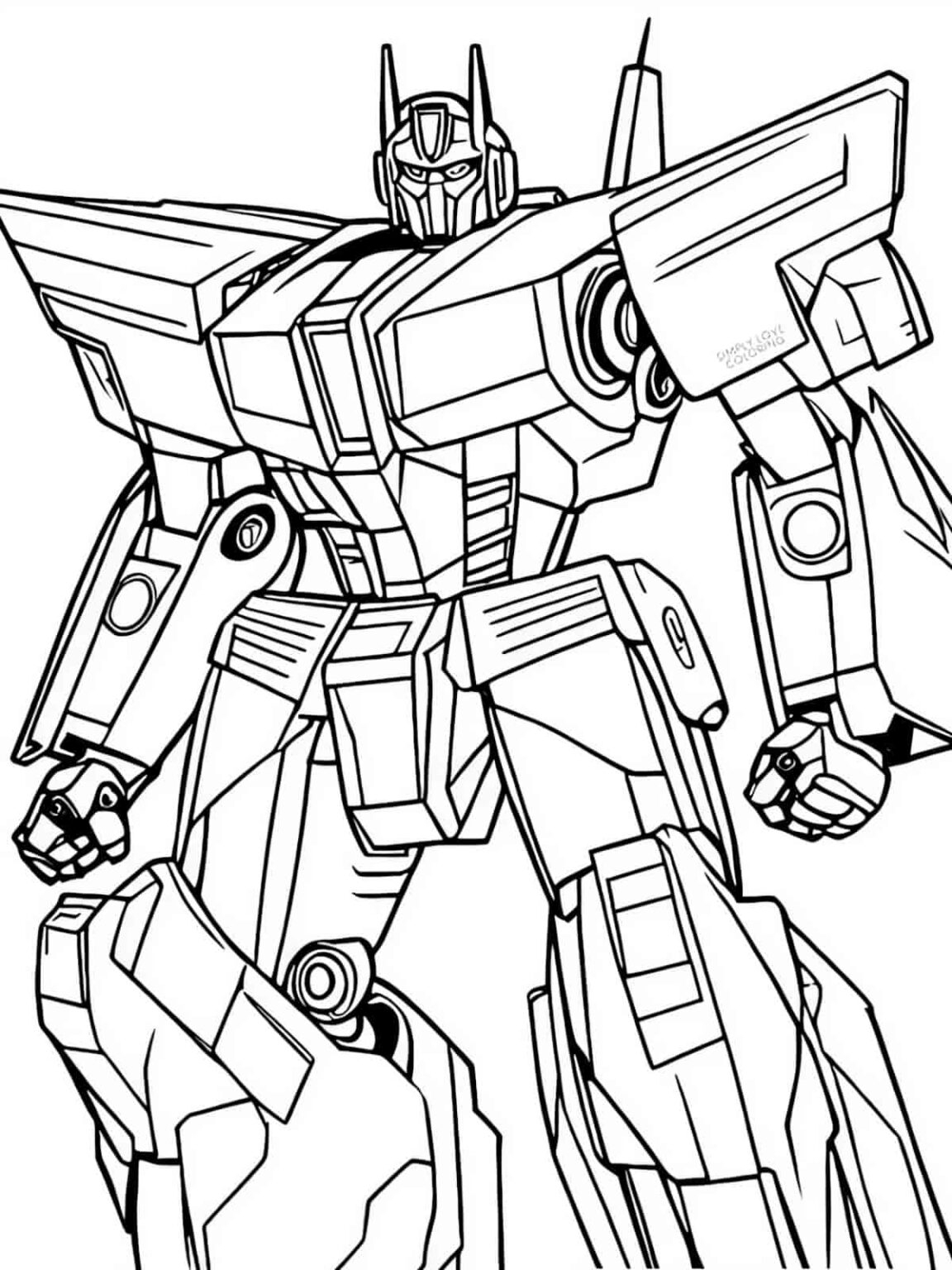 30 Free Transformer Coloring Pages For Kids Coloringpagesforkids
