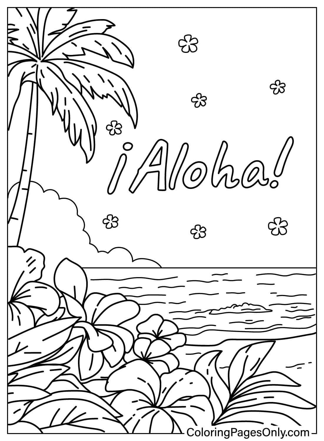 30 Hawaii Coloring Pages Free Printable PDF Online Coloring