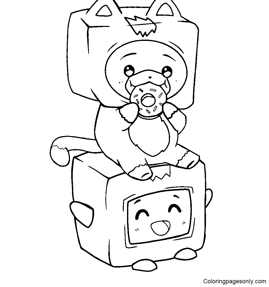 30 LankyBox Coloring Pages Free Printable PDF Online Coloring