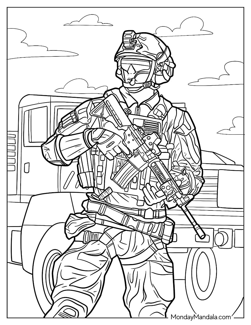 31 Soldier Coloring Pages Free PDF Printables 31 Soldier Coloring Pages Free PDF Printables