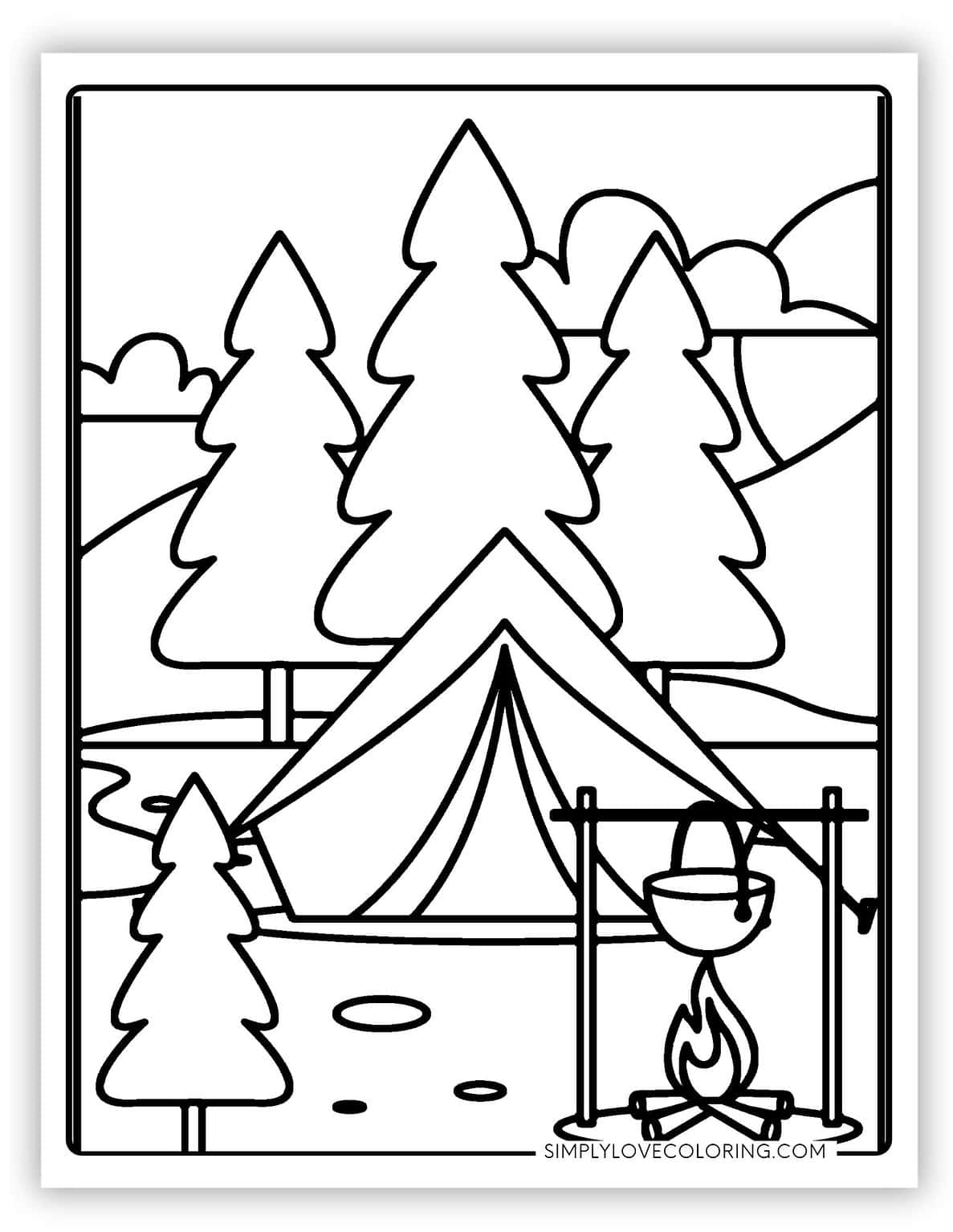 32 Camping Coloring Pages Free PDF Printables Simply Love Coloring 32 Camping Coloring Pages Free PDF Printables Simply Love Coloring