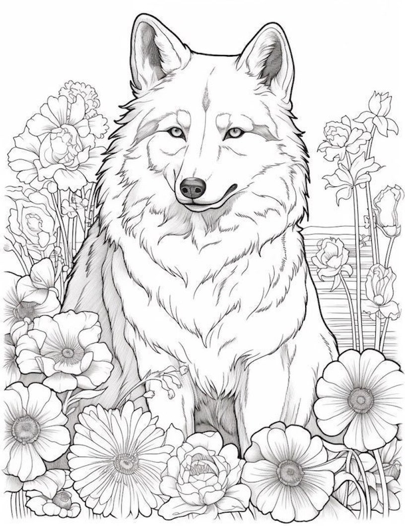 32 Majestic Wolf Coloring Pages For Kids And Adults 32 Majestic Wolf Coloring Pages For Kids And Adults