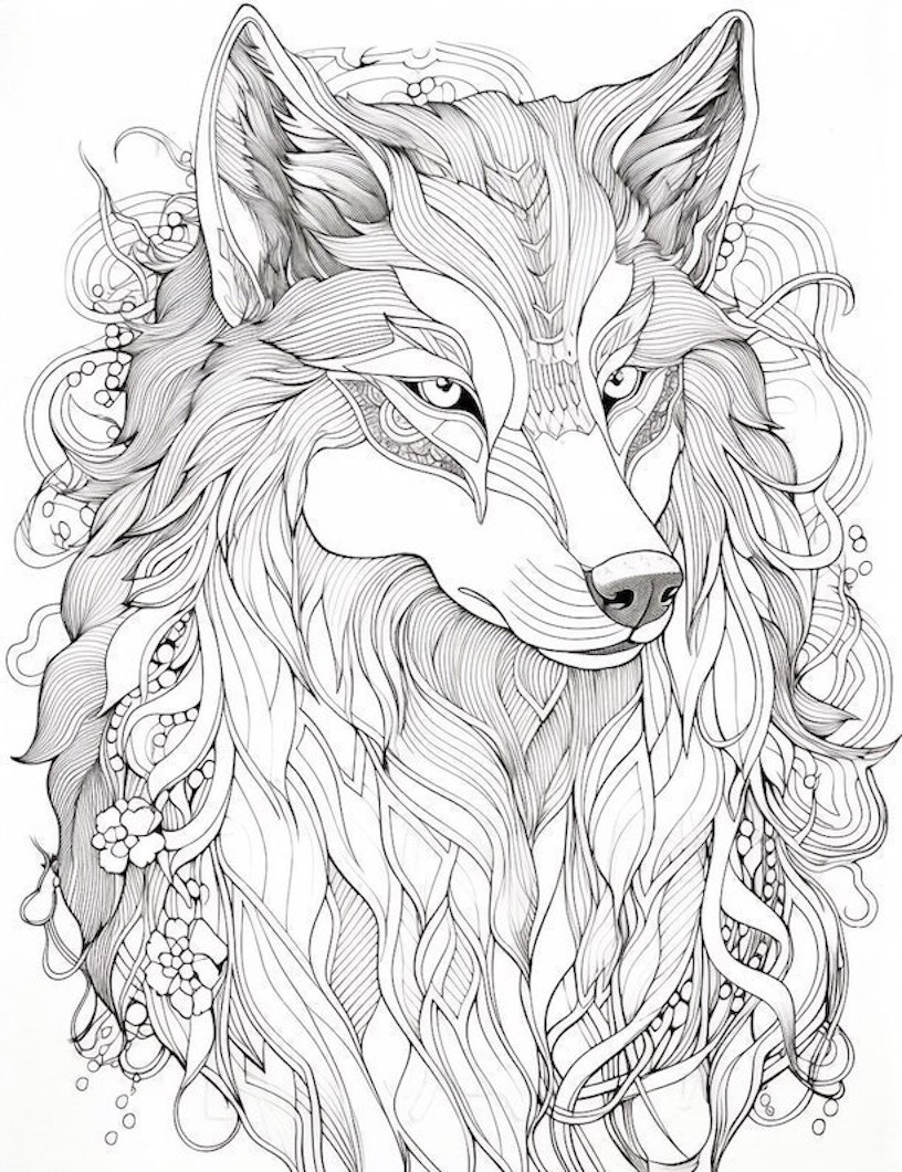 32 Majestic Wolf Coloring Pages For Kids And Adults 32 Majestic Wolf Coloring Pages For Kids And Adults