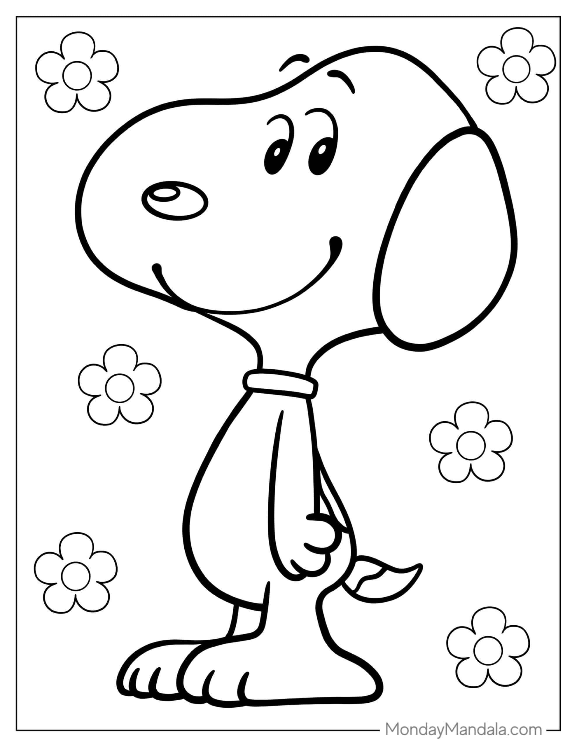 32 Peanuts Snoopy Coloring Pages Free Pdf Printables Artofit