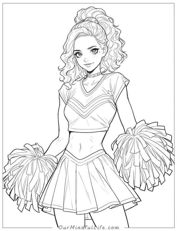 34 Fascinating Cheerleader Coloring Pages Free Printables Our 34 Fascinating Cheerleader Coloring Pages Free Printables Our