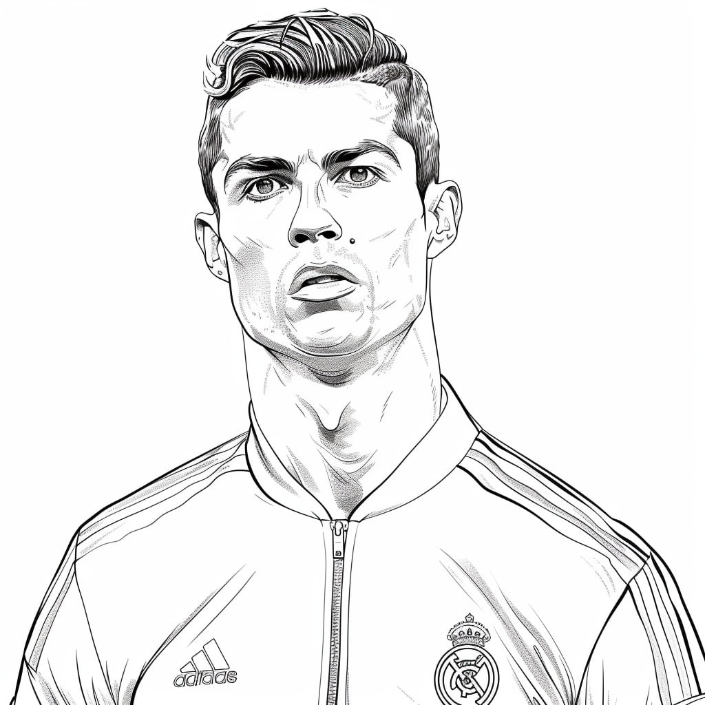 35 Cristiano Ronaldo Coloring Pages Unleash The Champion 