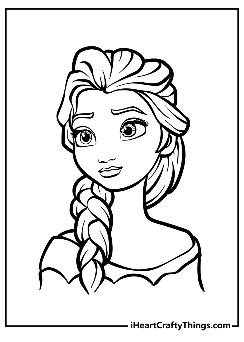 35 Elsa Coloring Pages From 39 Frozen 39 For Kids Parade