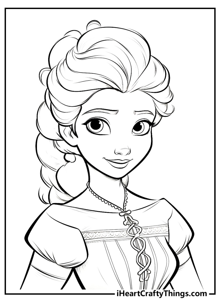 35 Elsa Coloring Pages From 39 Frozen 39 For Kids Parade