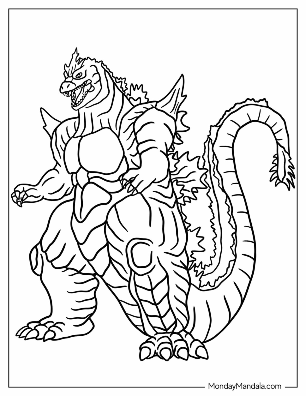 35 Godzilla Coloring Pages Free PDF Printables 35 Godzilla Coloring Pages Free PDF Printables