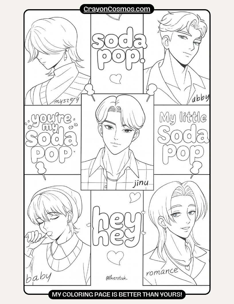 35 Saja Boys Coloring Pages For Adults And Teens K Pop Demon Hunters 35 Saja Boys Coloring Pages For Adults And Teens K Pop Demon Hunters