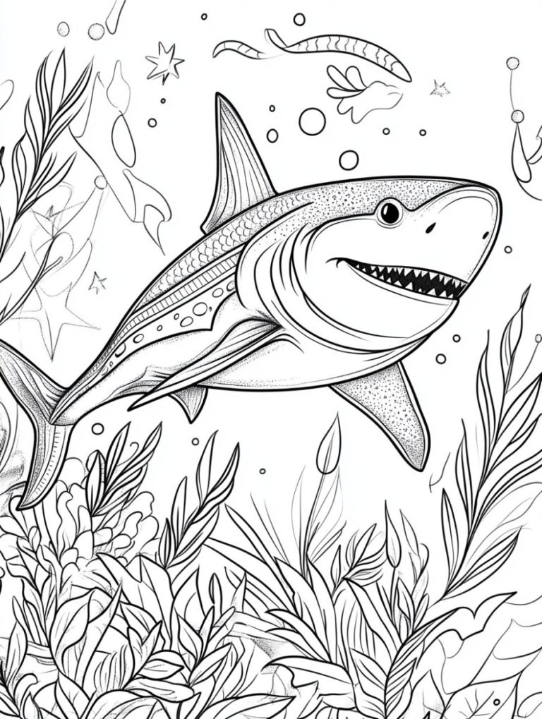 shark coloring pages shark coloring pages