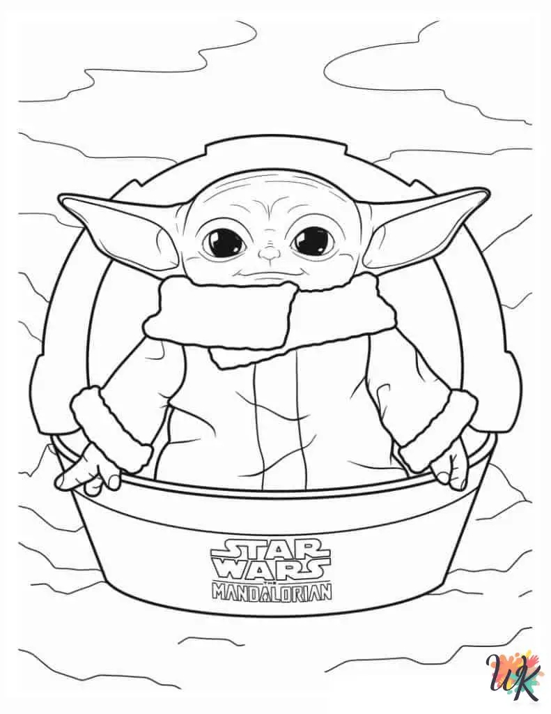 39 Baby Yoda Coloring Pages Fun For Kids ColoringPagesWK