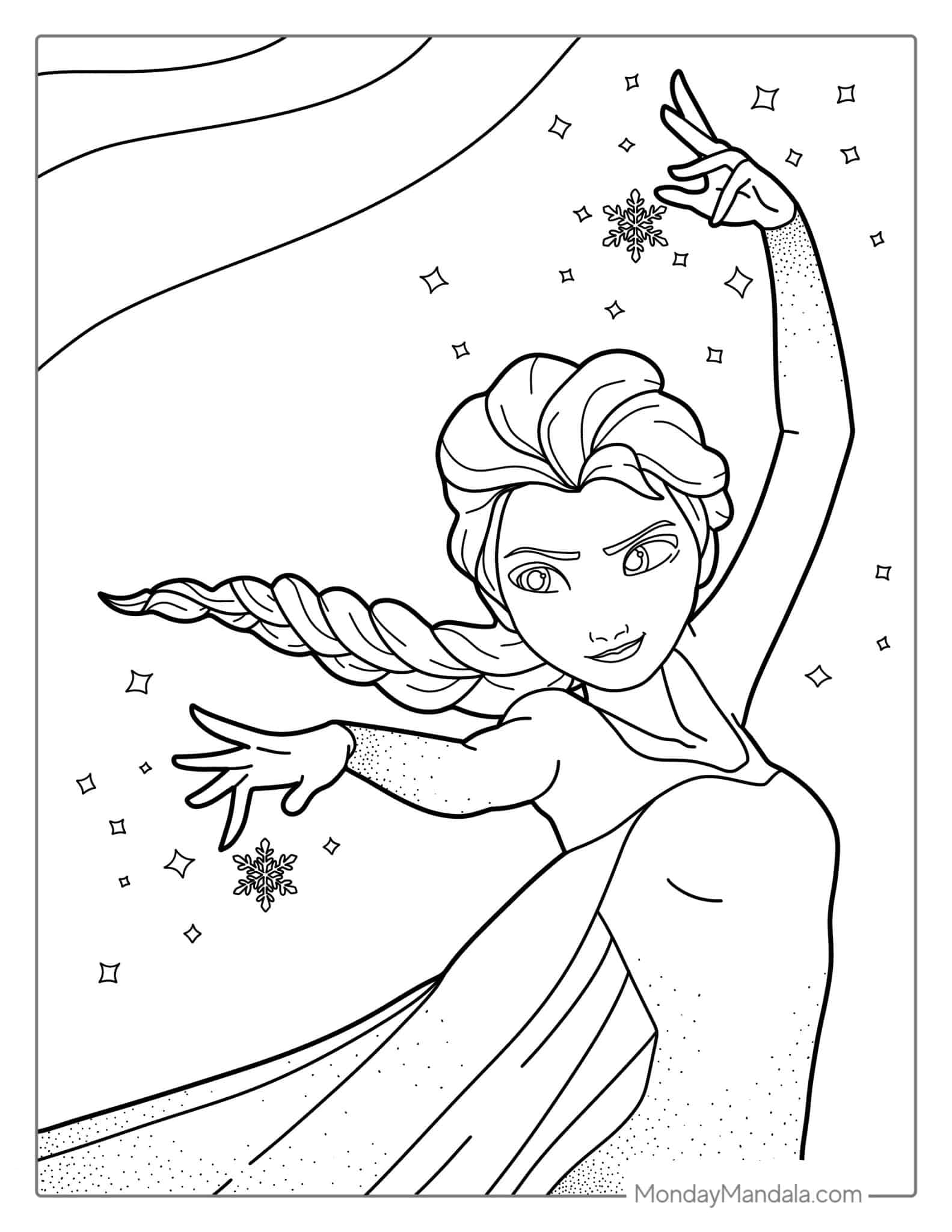 40 Elsa Coloring Pages Free PDF Printables 